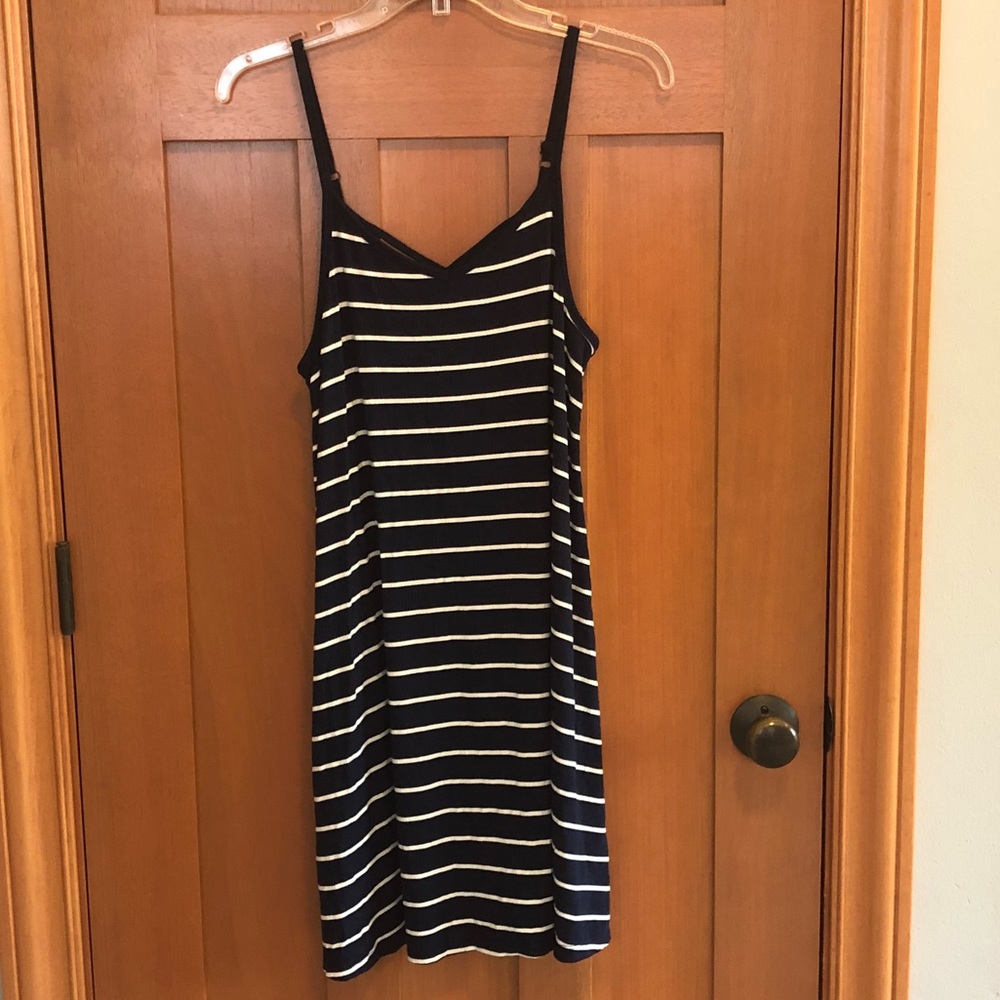 BRAND NEW Navy and White Dress